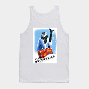 Vintage Travel Poster Austria Niederösterreich Tank Top